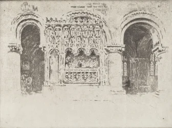Grób Założyciela, kościół św. Bartłomieja Wielkiego, 1903 r.