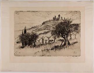 Wieże San Gimignano, poza murami