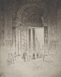 Zachodnie drzwi, kościół św. Pawła, 1903.