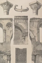 13. Szczegóły, Meczet Ibn Toûloûn, 1843.