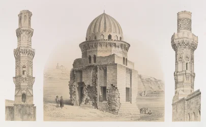 87. Groby i minarety, Kair, 1843.