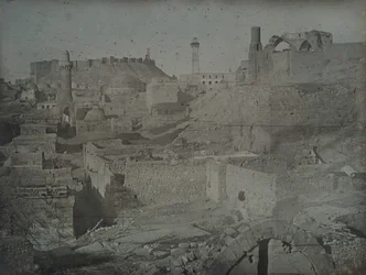 Aleppo, Widok z Bramy Antiochii, 1844.