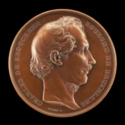 Charles de Brouckère, 1796-1860, burmistrz Brukseli 1848 [awers], 1854.