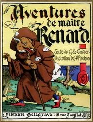 Okładka książki "Les aventures de Maitre Renard" (druk)