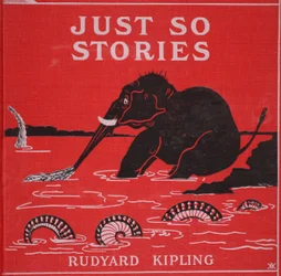 Przednia okładka „Just So Stories for Little Children” Rudyarda Kiplinga, 1951