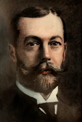 Jerzy V, król Anglii, 1910.