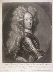 Owalny portret Jerzego II, króla Wielkiej Brytanii, 1706