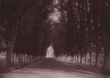 Podjazd, Château de Grand-Vaux, Savigny-sur-Orge, dom rodzinny Vigier, ok. 1855 r. (zdjęcie)