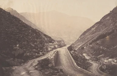 Łaźnie Raillière w Cauterets, 1853.
