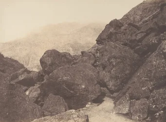 Bloki w chaosie, St-Sauveur, 1853.