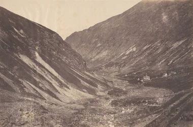 Dolina Héas i kaplica, St-Sauveur, 1853.