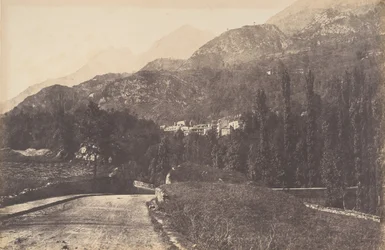 Widok na wody Saint-Sauveur, 1853.