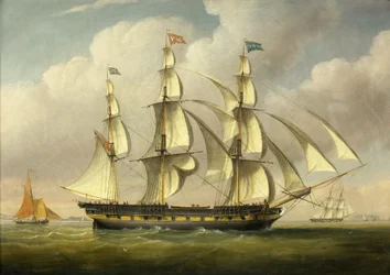 Statek „Severn”, c.1835 (olej na płótnie)