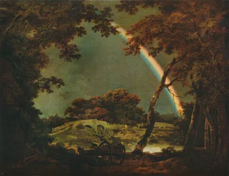 Pejzaż z efektem tęczy, 1794, 1930.