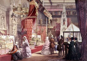 Wielka Wystawa: Średniowieczny Dwór, zaprojektowany przez Pugina, 1851 (patrz także 205263)