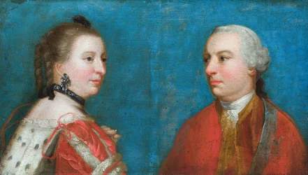 Portret 1. księcia i 1. księżnej Northumberland (olej na płycie)