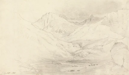 Dolina Nant Ffrancon, Caernarvonshire