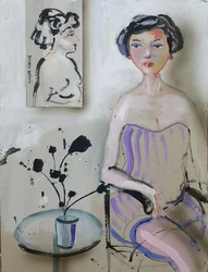 Stylowy portret kobiety