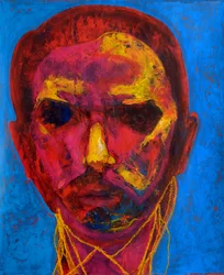 Intensywny, barwny portret