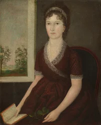 Sarah Ogden Gustin, ok. 1805 (olej na płótnie)