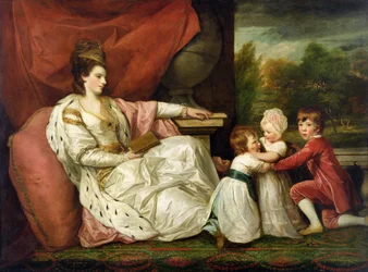 Charlotte Grenvill (Lady Williams-Wynn) i jej dzieci, ok. 1788 (olej na płótnie)