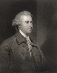 Edmund Burke, sztych. H. Robinson, z „Narodowej Galerii Portretów, tom III”, wyd. ok. 1835