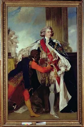 Jerzy IV jako książę Walii z czarnym mężczyzną, 1787