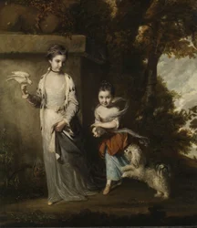 Portret dam Amabel i Mary Jemima Yorke, ok. 1761