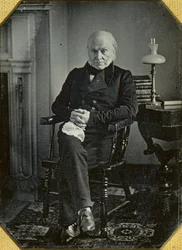 John Quincy Adams, ca. 1850. Twórcy: Josiah Johnson Hawes, Albert Sands Southworth.