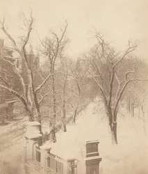 Boston Common Snow Scene, 1850s (zdjęcie)