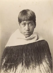 Hora Maniapoto, ok. 1890 (odbitka albuminowa)