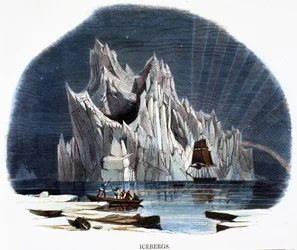 Góry lodowe, ze zjawisk natury, 1849