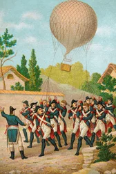 Ballon d observation a Fleurus