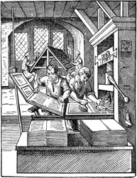 Warsztat drukarski, 1568.
