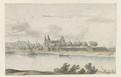 Widok na Fort Navagne, Limburg
