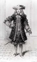 Moliere (1622-73) rytowane przez B. Damman
