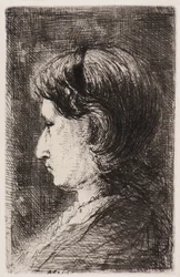 Portret kobiecy (akwaforta)