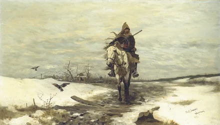 Samotny łowca, 1881