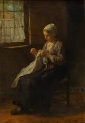 Młoda krawcowa