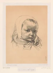 Portret dziecka w kapeluszu