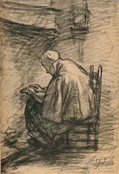 Studium dla honorowej starości ok. 1881 r.
