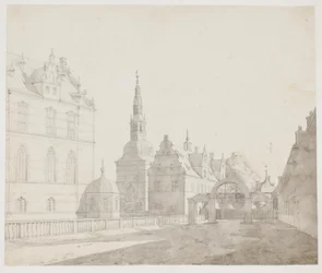 Karuzela na zamku Frederiksborg