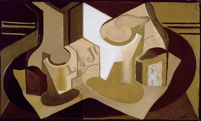 Martwa natura z gazetą, 1921