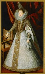 Królowa Austrii Małgorzata (obraz na płótnie)