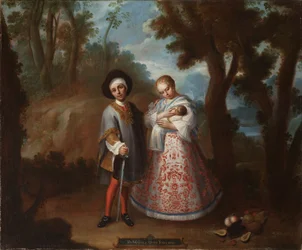 IX. Od Hiszpana i Albino, Powrót wstecz (IX. De español y albina, torna atrás), ok. 1760