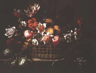Kosz kwiatów, 1665