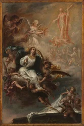 Studium Wniebowzięcia Najświętszej Marii Panny dla San Augustín, Sewilla, c. 1670-1672.