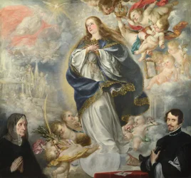 Niepokalane Poczęcie z dwoma darczyńcami, ok. 1661