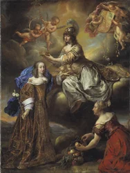 Alegoria królowej Jadwigi Eleonory jako Minerwy, 1654
