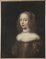 Marie Elisabeth de Schleswig-Holstein Gottorp, landgraf Hesse Darmstadt - Maria Elżbieta Schleswig-Holstein-Gottorp (1634-1665), landgraf Hesse-Darmstadt, by Ovens, Jurgen (1623-1678). Olej na płótnie. Wymiar : 70x58 cm. Muzeum Narodowe Sto